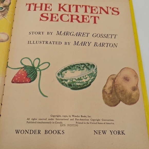 The Kitten's Secret Wonder Books 1950 - Picture 4 of 5